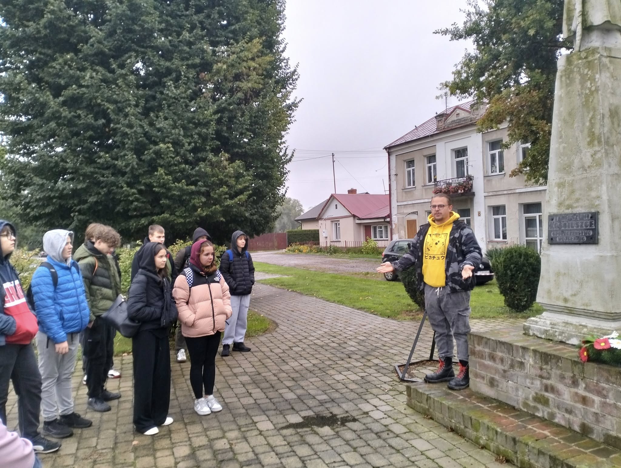 Młodzież z Sawina z wizytą w Wojsławicach